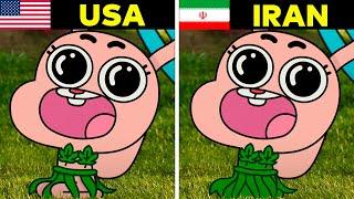 14 Censored Scenes in Other Countries from THE AMAZING WORLD OF GUMBALL!