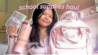 BACK TO SCHOOL SUPPLIES HAUL 2024  *11th grade*