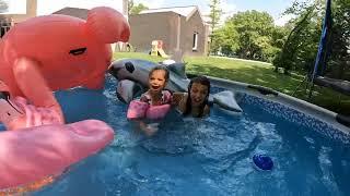 Pool fun part 1 August 5 2022