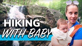 STUNNING HIKE IN NEW HAMPSHIRE W/ BABY // The Flume Gorge