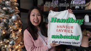 Mansur Gavriel Handbag | Super Sale price | promo codes | giveaway?