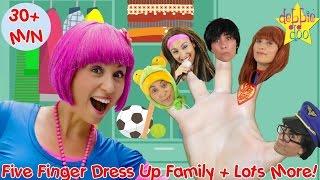 Dress Up Finger Family + Lots More Kids Songs and Nursery Rhymes | Wheels On The Bus || Compliation