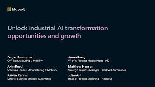 Unlock industrial AI transformation opportunities and growth | BRK268