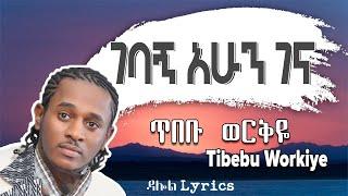 ጥበቡ ወርቅዬ - ገባኝ አሁን ገና / Tibebu Workiye – Gebagn Ahun Gena (Lyrics) Ethiopian Music DallolLyrics HD