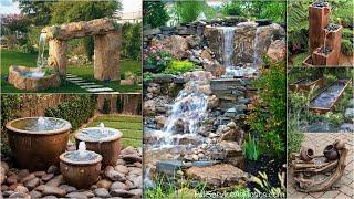 50 Best Garden Decorating Ideas with Water Features | Rockery/Fountains/Ponds| Garden Ideas