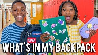 WHAT'S IN MY BACKPACK (Back to School - Daxton & Paisley) | Middle School and High School