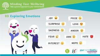 Minding Your Wellbeing Session 3: Exploring Emotions