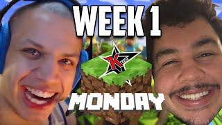 Tyler1 & Greek: Minecraft Monday VOD (WEEK 1)