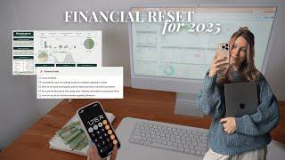 2025 FINANCIAL RESET  financial goals, money reflection & setting up my budget for the new year!