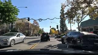 Downtown Monrovia - Monrovia, CA - Car POV