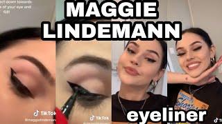 Maggie Lindemann eyeliner tutorial via tiktok | make up