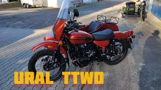 Neu Ural TTWD Modell 2022. Gespann mit Beiwagenantrieb, Sidecar.