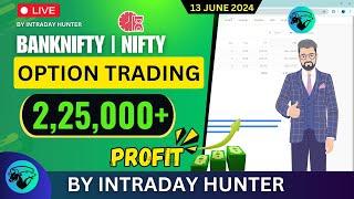 Live Intraday Trade | Bank nifty Option Trading by Intraday Hunter