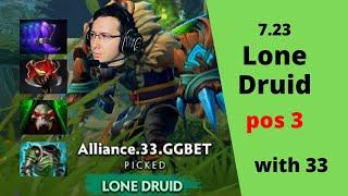 Lone Druid Offlane Is Back! (ft. Alliance.33)