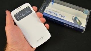 Samsung Galaxy S4 S-View Flip Cover: Unboxing & Review