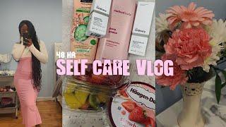 48 HR SELF CARE DAY VLOG ₊˚⊹ | maintenance appointments, closet clean out, journaling + more