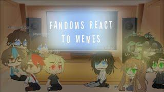 Fandoms React to Memes || Gacha Club || Videos In Description || Part 2 ||