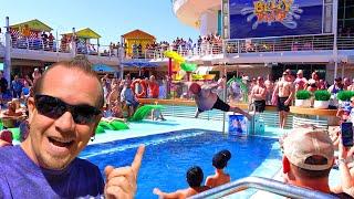 Extreme Belly Flop Competition on the Cruise Ship!!