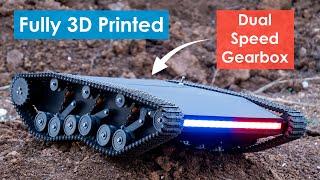 3D Printed RC Tank with Dual Speed Gearbox