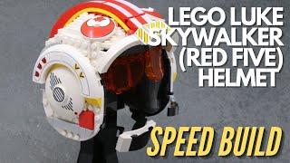 LEGO 75327 Luke Skywalker (Red Five) Helmet speed build