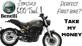 The 2024 Benelli Leoncino 500 Trail.  Looking to buy the perfect first motorcycle?