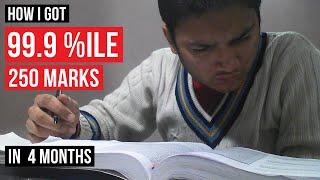 Got 250+ Marks & 99.9%ile in 4 Months JEE Mains. Here's how!