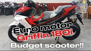 Euro motor Griffin 180i | mapapa-WOW ka sa porma at tindig | #asmr  | #newbiemotovlogph