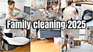 *NEW* QUICK FAMILY CLEANING 2025 | DEEP CLEANING | SATURDAY ROUTINE