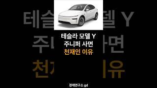 테슬라 모델 Y 주니퍼 사면 천재인 이유