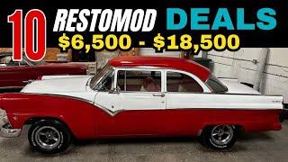 Top 10 Classic Cars Restomod $6,500 to $18,500 Facebook Marketplace Finds!