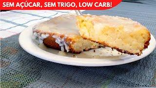 BOLO SEM AÇÚCAR, SEM TRIGO, MOLHADINHO E LOW CARB!  BOLO DE COCO LOW CARB para DIABÉTICOS!