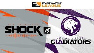 @sanfranciscoshock  vs  @LAGladiators  | Countdown Cup Knockouts | Week 3 Day 4 — West