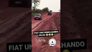 ► FIAT UNO HUMILHANDO UM "HILUX" S10