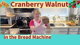 Easy Cranberry Walnut Bread Recipe in the Bread Machine