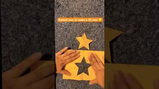 Quick way to make Star | Origami Star | Easy Star #music #diy #trending #craft