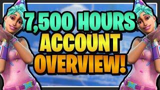 7,500 HOURS PLAYED Complete Account Overview! STW & Battle Royale Locker