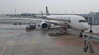 Singapore Airlines SQ912 Been Loaded For Departure.