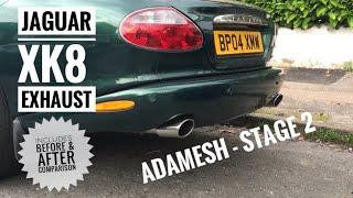 Jaguar XK8 - Adamesh Exhaust Sound and Comparison to Stock