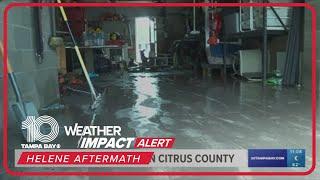 Citrus County families dealing with massive cleanup after Hurricane Helene