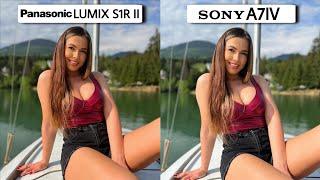 Panasonic Lumix S1R Mark II Vs Sony A7IV Camera Test Comparison