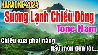 Sương Lạnh Chiều Đông Karaoke Tone Nam Nhạc Sống gia huy beat