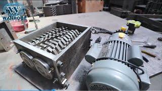 The Semi Finish Product of Mini Double Shaft Shredder Machine