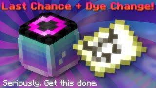 Shadow Dye Change! City Project Last Chance! (Hypixel Skyblock News!)