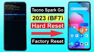 Tecno Spark Go 2023 (BF7) Pattern Lock Remove | Tecno Spark Go 2023 Factory Reset & Pin Unlock |