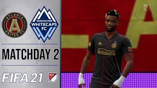 FIFA 21 REALISTIC GAMEPLAY | Atlanta Utd v Vancouver | CPU v CPU