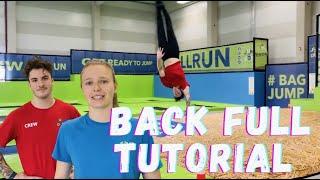 BACK FULL Tutorial  I Rückwärtssalto mit ganzer Schraube