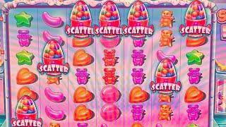 Full screen of ROCKETS! SUGAR RUSH MAX WIN    SIT BACK AND RELAX