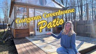 DIY Greenhouse Addition | Constructing a Picturesque Outdoor Patio