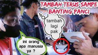 PRANK PENJUAL SOTO AYAM KAMPUNG!! GAK BERHENTI NAMBAH SAMPE BANTING PANCI