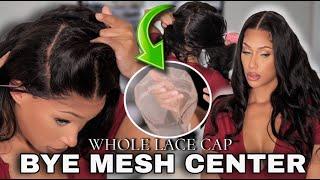 Whole Lace BREATHABLE WIG!  NO MESH! No Wefts!  Invisible Strap Lace Wig- SuperBWigs